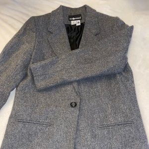 Wool dress coat